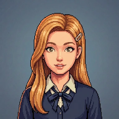 The Rich Girl em pixel art.