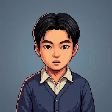 The Smart Kid em pixel art.